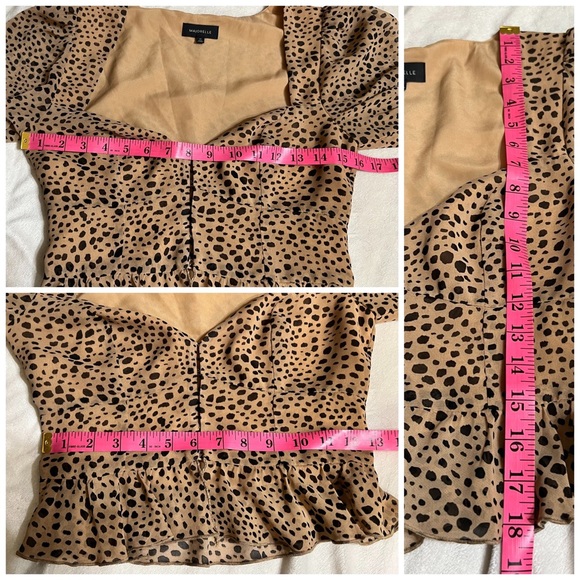 Majorelle Pacific Top in Natural Leopard size xxs - Picture 10 of 10